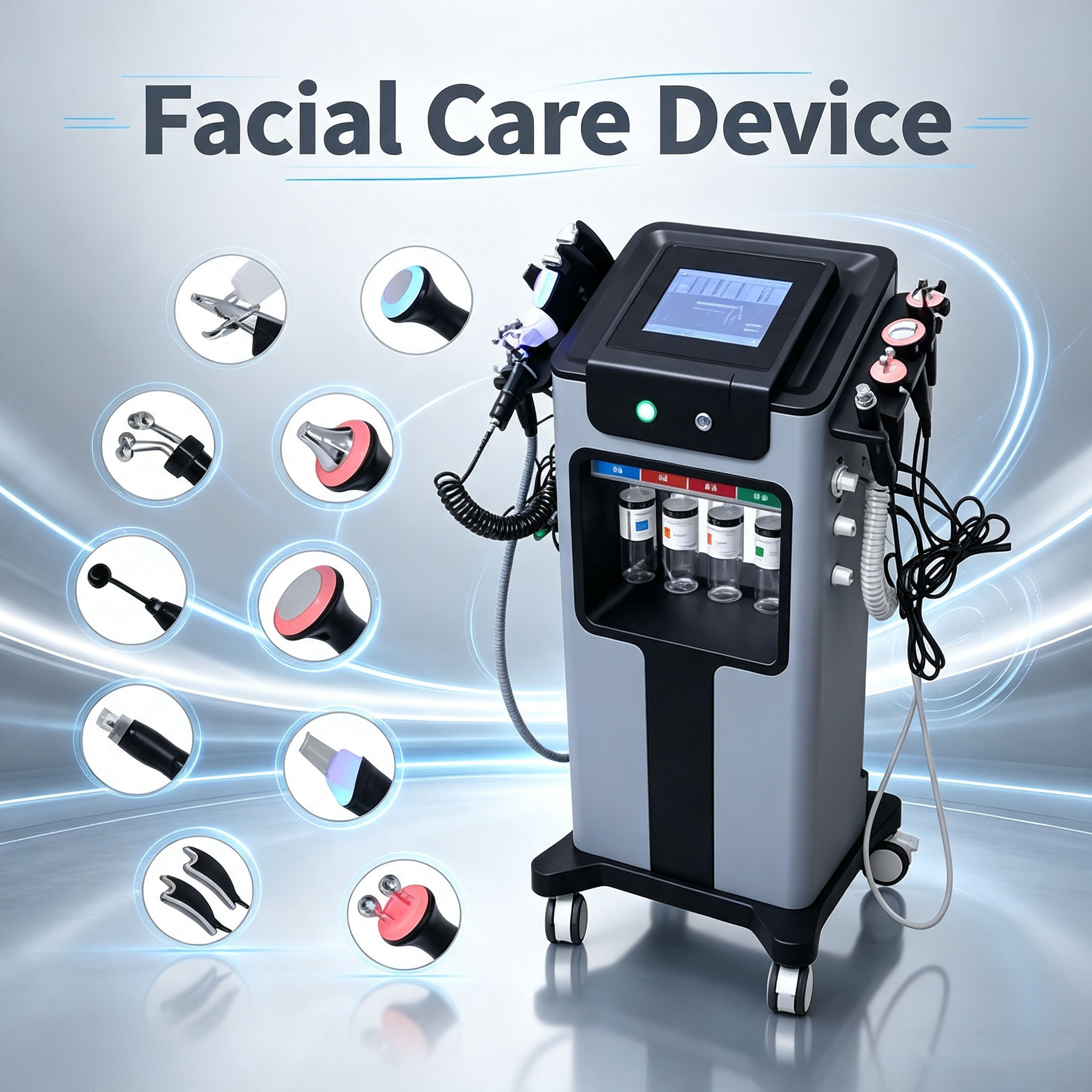 Skincare Whitening - 10IN1 Hydraulic Facial Care Oxygen Rejuvenation