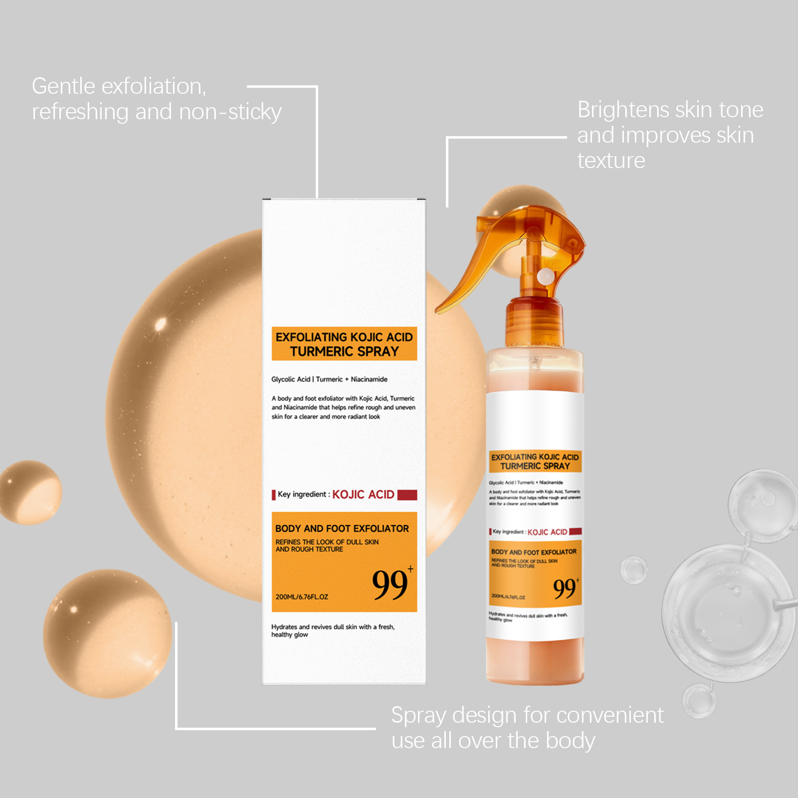 Kojic Acid Turmeric Care Spray - Skincare Whitening 评论和价格